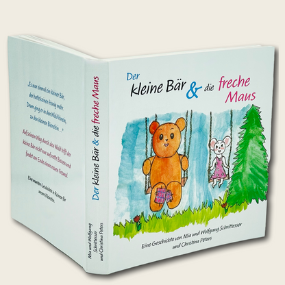 schriwo® Trinkschokolade & Kinderbuch "Der kleine Bär und die freche Maus