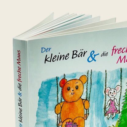 schriwo® Trinkschokolade & Kinderbuch "Der kleine Bär und die freche Maus