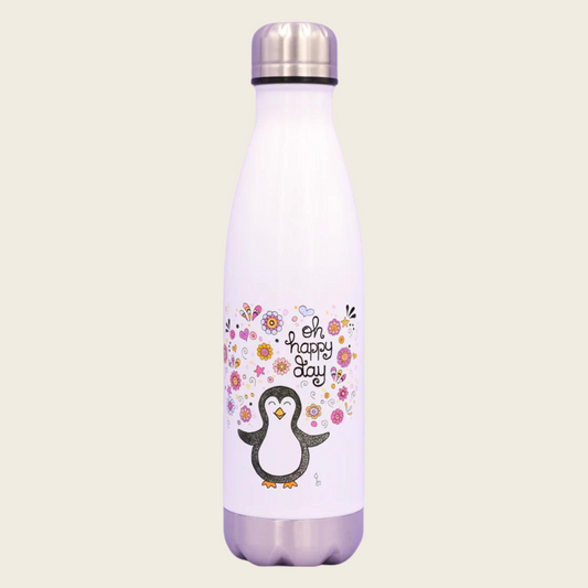 Pinguin Thermosflasche 500ml – Kühl bleibendes Design